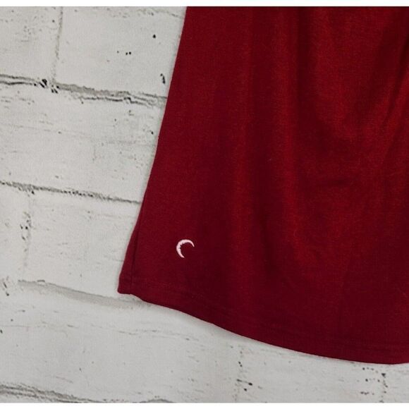 Zyia Active Women's Knit Red Soft Strappy-Back Tank Top Size Small Athleisure - Picture 8 of 9